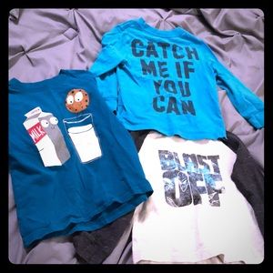 Pack of 3 Long Sleeve Boys Shirts 4t